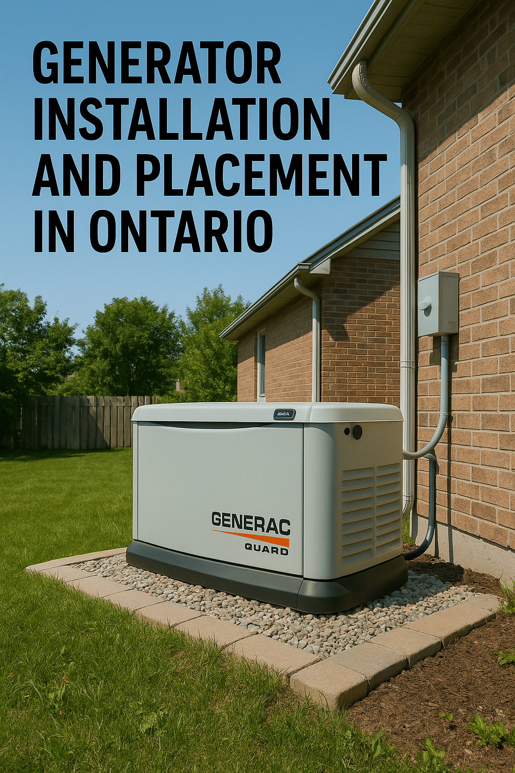 Generator Placement Rules in Ontario: Clearance, Bylaws & What to Watch For