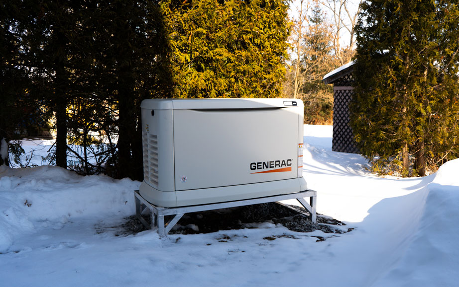 Generac standby home generators installed by Platinum