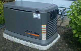 Air-Cooled Generac Home Generator Installation