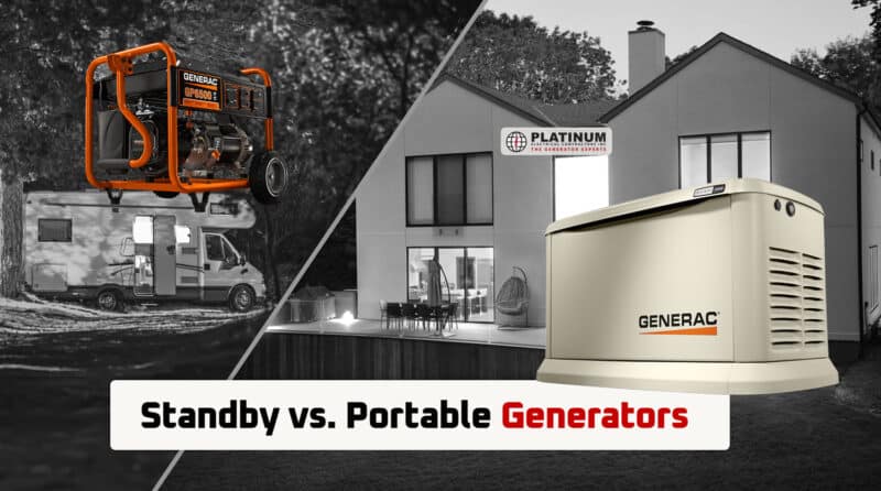 Whole Home Standby Generators vs Portable Generators